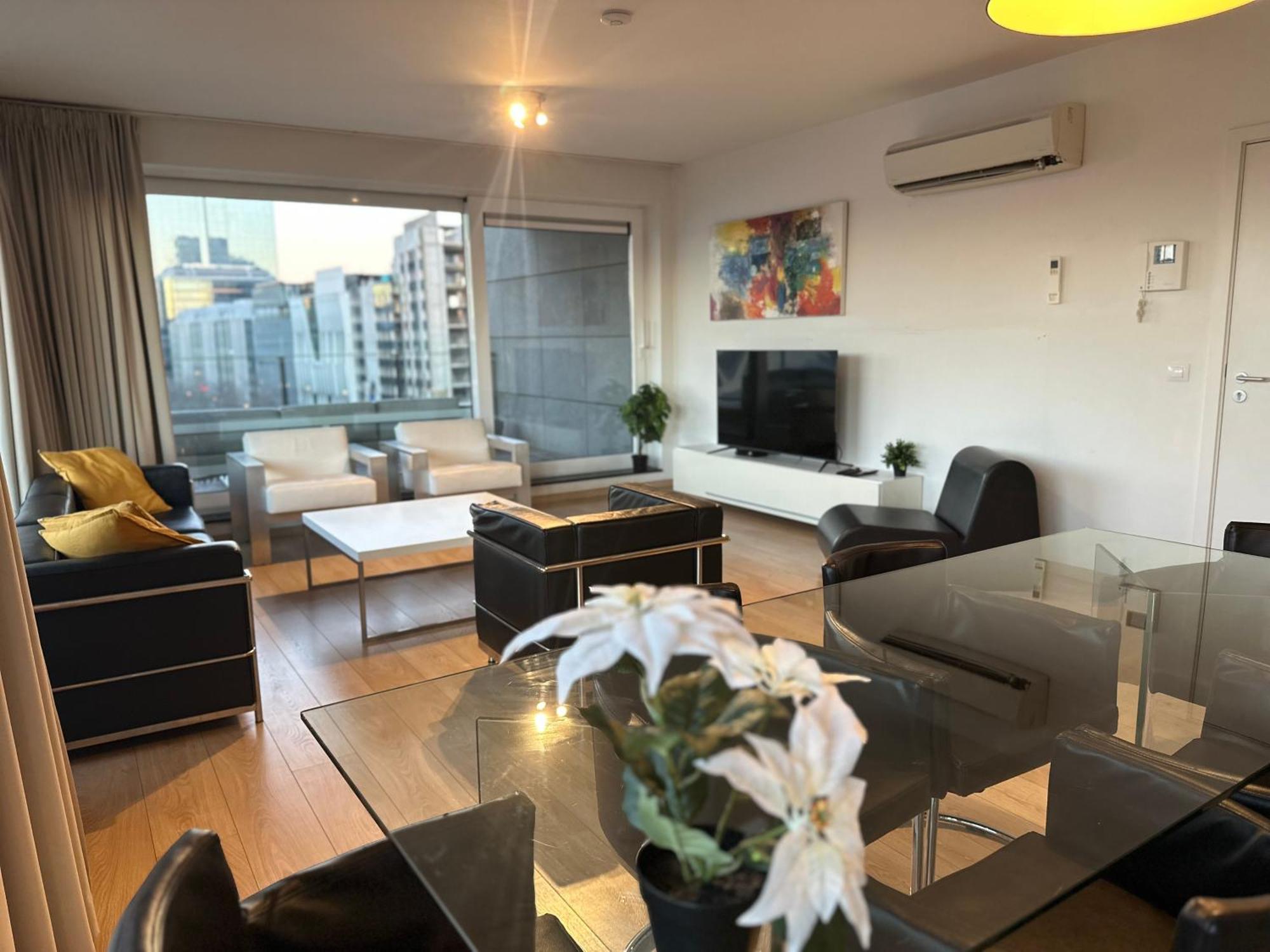 Apartment With Balcony In Brussels Center Kültér fotó