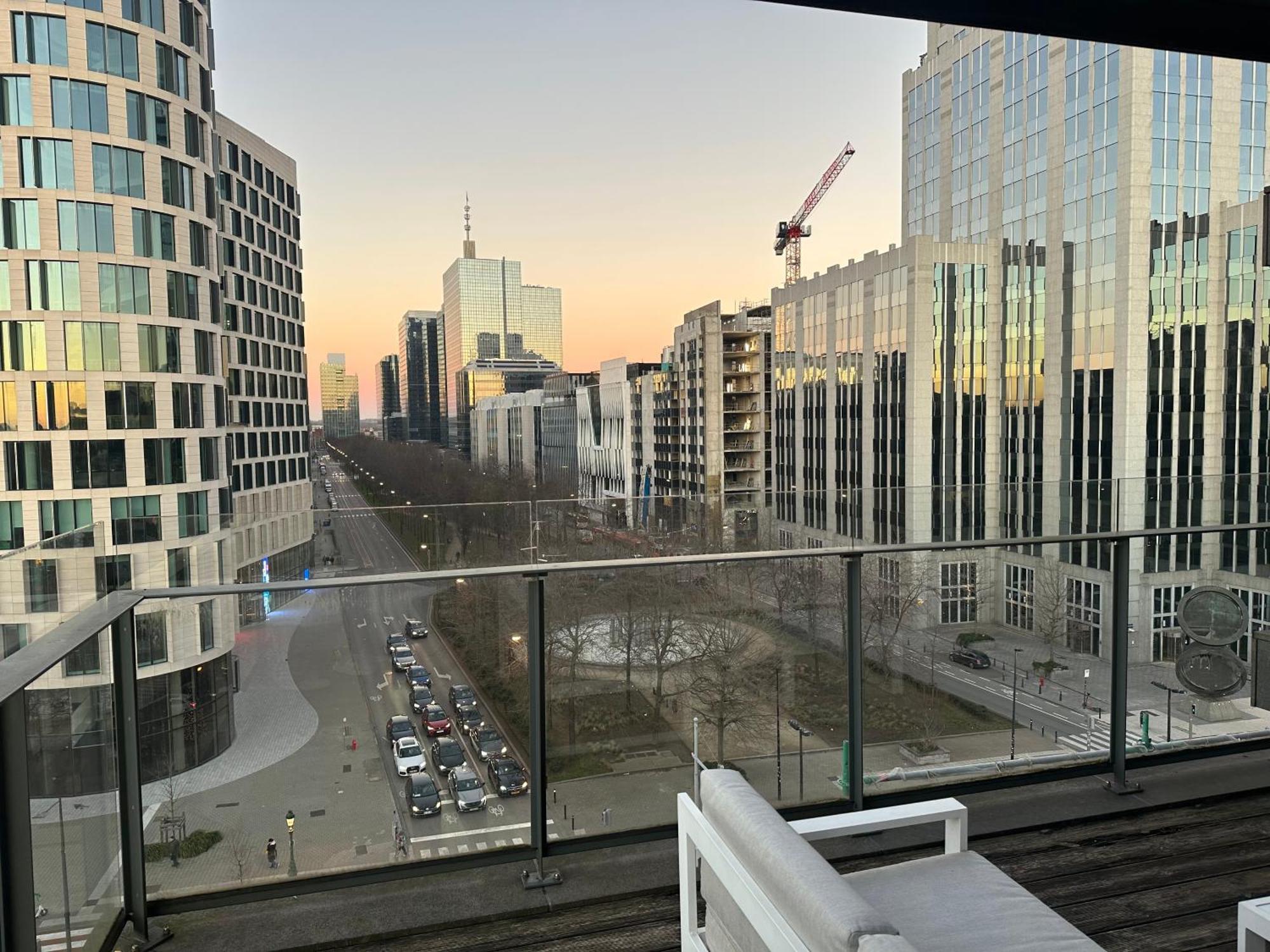 Apartment With Balcony In Brussels Center Kültér fotó